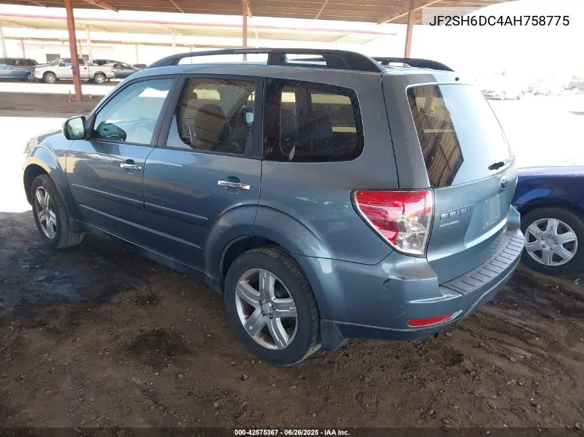 2010 Subaru Forester 2.5X Limited VIN: JF2SH6DC4AH758775 Lot: 42575367