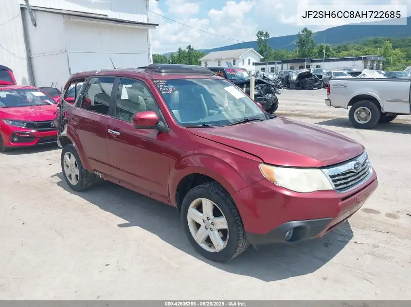 2010 Subaru Forester 2.5X Premium VIN: JF2SH6CC8AH722685 Lot: 42606356