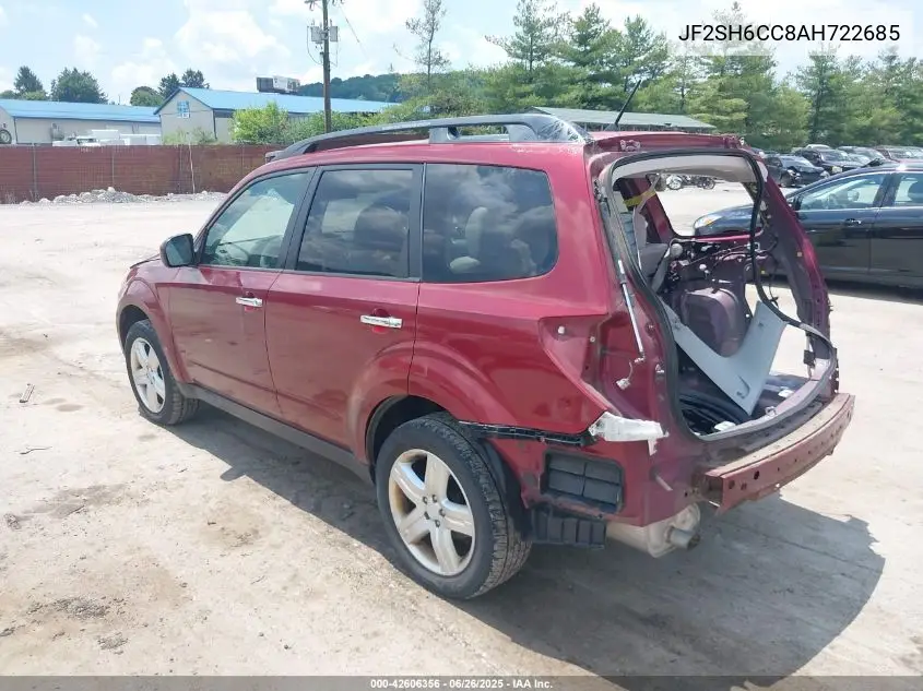 2010 Subaru Forester 2.5X Premium VIN: JF2SH6CC8AH722685 Lot: 42606356