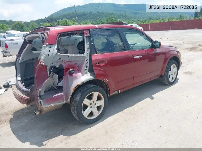 2010 Subaru Forester 2.5X Premium VIN: JF2SH6CC8AH722685 Lot: 42606356