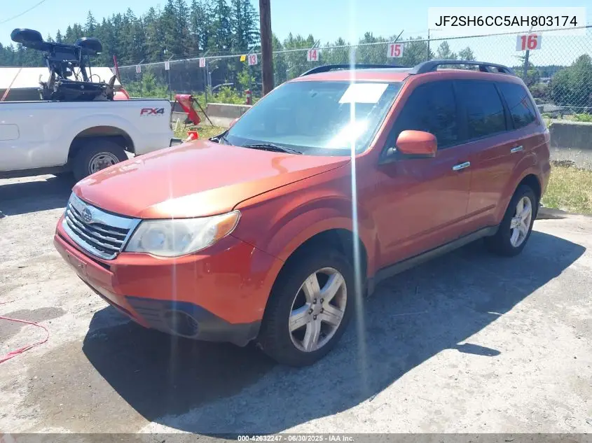 2010 Subaru Forester 2.5X Premium VIN: JF2SH6CC5AH803174 Lot: 42632247