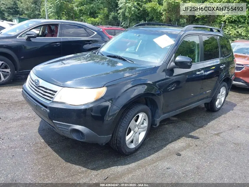 2010 Subaru Forester 2.5X Premium VIN: JF2SH6CCXAH755493 Lot: 42634247