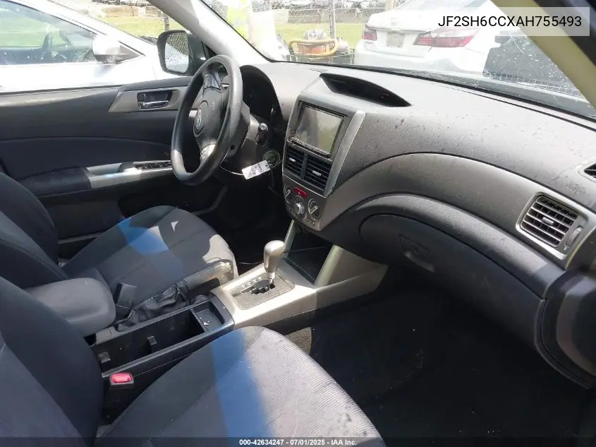2010 Subaru Forester 2.5X Premium VIN: JF2SH6CCXAH755493 Lot: 42634247