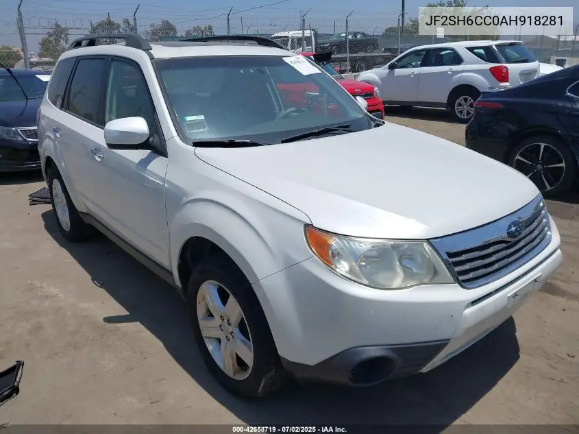 2010 Subaru Forester 2.5X Premium VIN: JF2SH6CC0AH918281 Lot: 42658719
