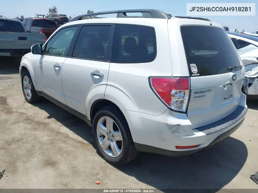 2010 Subaru Forester 2.5X Premium VIN: JF2SH6CC0AH918281 Lot: 42658719