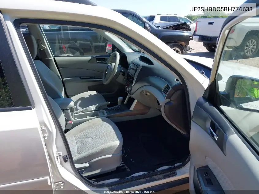 2011 Subaru Forester 2.5X Premium VIN: JF2SHBDC5BH776633 Lot: 42242499