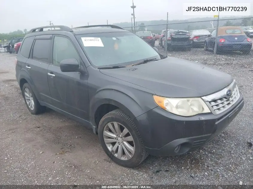 2011 Subaru Forester 2.5X Premium VIN: JF2SHADC1BH770239 Lot: 42589552