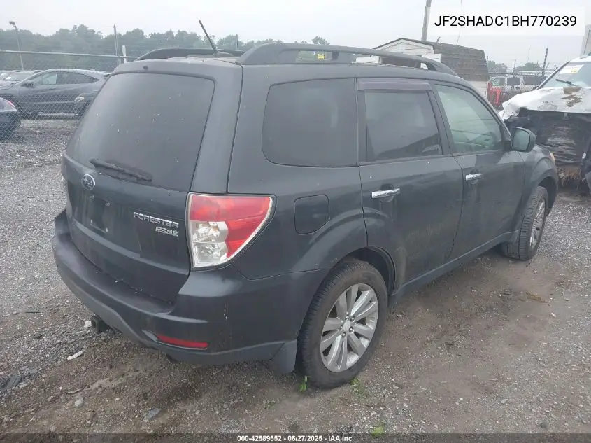 2011 Subaru Forester 2.5X Premium VIN: JF2SHADC1BH770239 Lot: 42589552