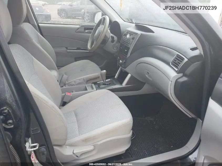 2011 Subaru Forester 2.5X Premium VIN: JF2SHADC1BH770239 Lot: 42589552