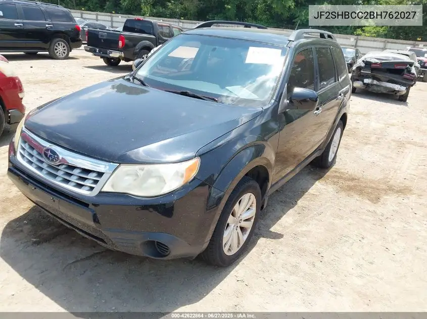 2011 Subaru Forester 2.5X Premium VIN: JF2SHBCC2BH762027 Lot: 42622864