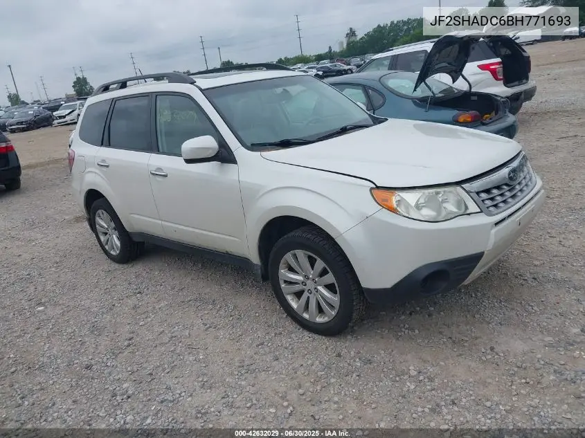 2011 Subaru Forester 2.5X Premium VIN: JF2SHADC6BH771693 Lot: 42632029