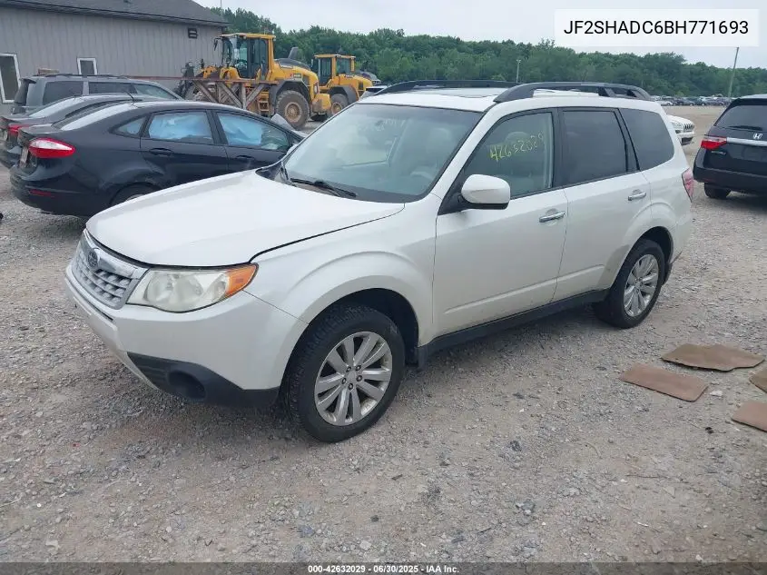 2011 Subaru Forester 2.5X Premium VIN: JF2SHADC6BH771693 Lot: 42632029