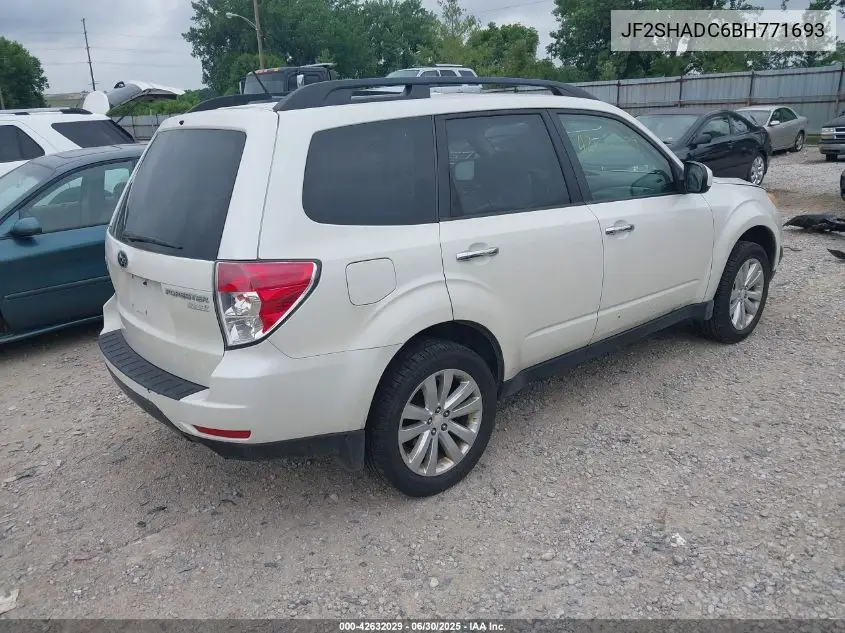 2011 Subaru Forester 2.5X Premium VIN: JF2SHADC6BH771693 Lot: 42632029