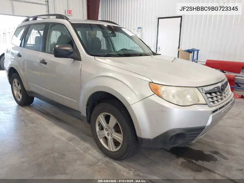 JF2SHBBC9BG723345 2011 Subaru Forester 2.5X