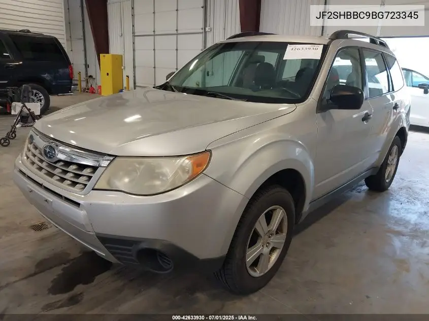 JF2SHBBC9BG723345 2011 Subaru Forester 2.5X
