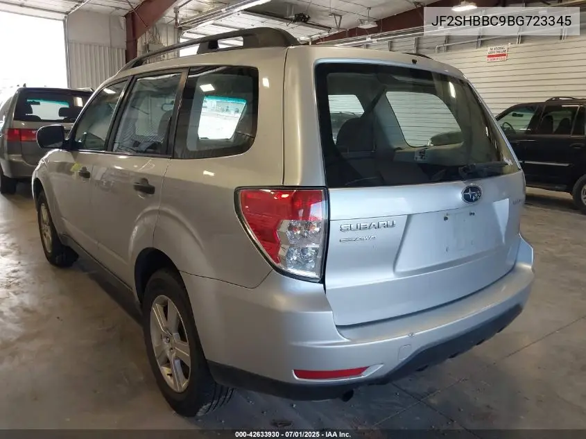 JF2SHBBC9BG723345 2011 Subaru Forester 2.5X