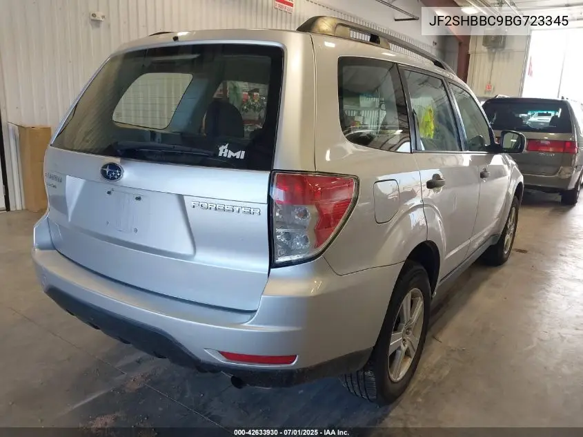 JF2SHBBC9BG723345 2011 Subaru Forester 2.5X