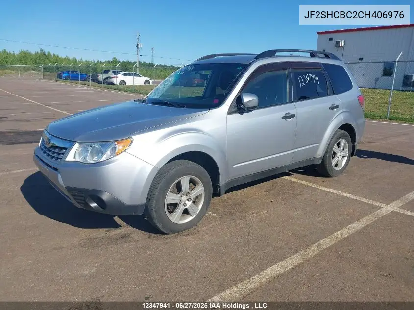 2012 Subaru Forester VIN: JF2SHCBC2CH406976 Lot: 12347941