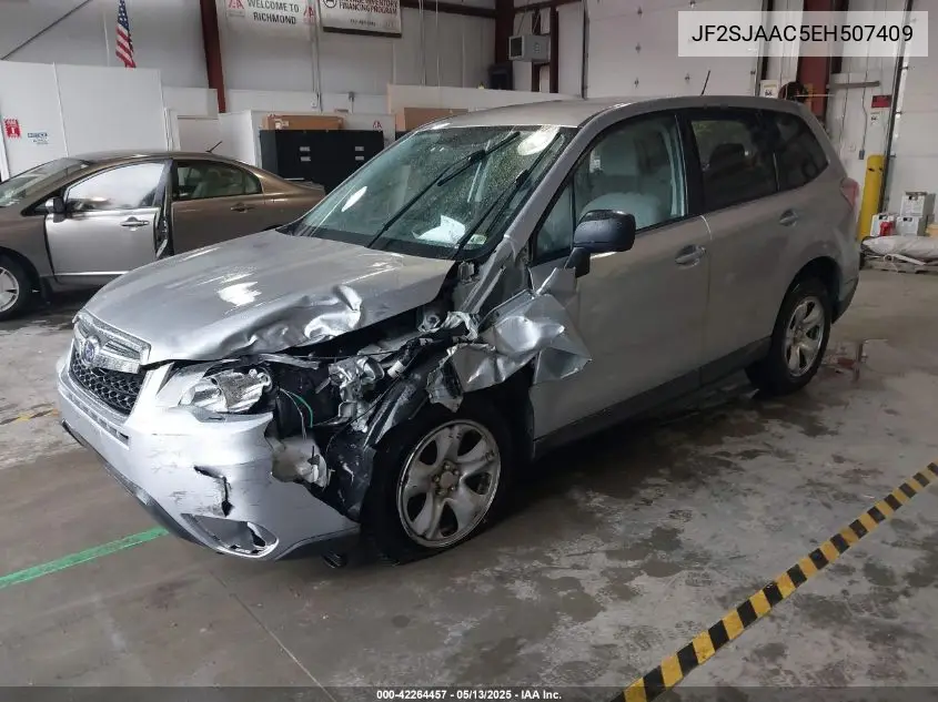 2014 Subaru Forester 2.5I VIN: JF2SJAAC5EH507409 Lot: 42264457