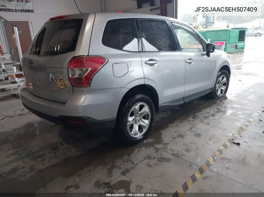 2014 Subaru Forester 2.5I VIN: JF2SJAAC5EH507409 Lot: 42264457
