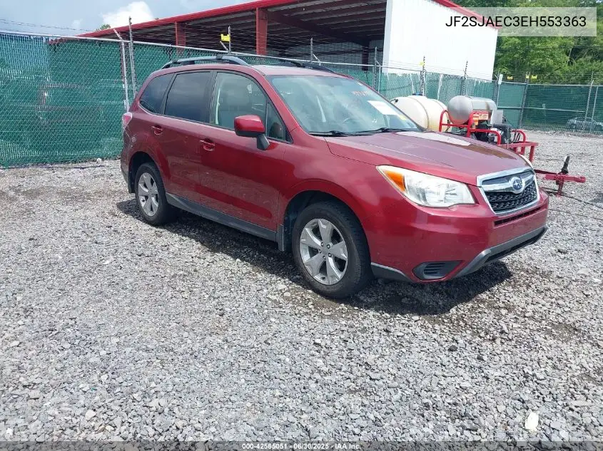 2014 Subaru Forester 2.5I Premium VIN: JF2SJAEC3EH553363 Lot: 42565051