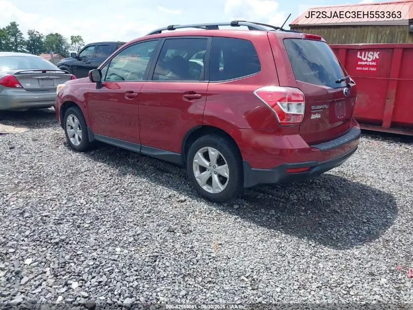 2014 Subaru Forester 2.5I Premium VIN: JF2SJAEC3EH553363 Lot: 42565051