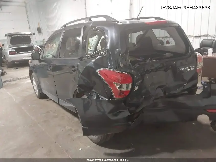 2014 Subaru Forester 2.5I Premium VIN: JF2SJAEC9EH433633 Lot: 42587001