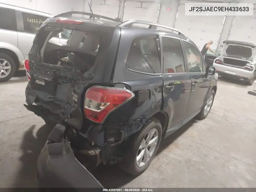 2014 Subaru Forester 2.5I Premium VIN: JF2SJAEC9EH433633 Lot: 42587001