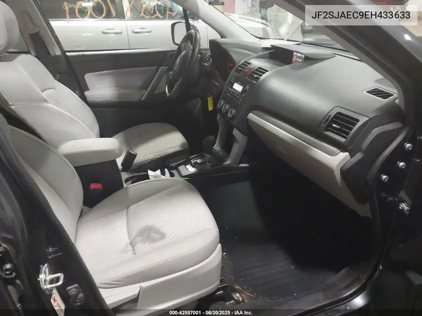 2014 Subaru Forester 2.5I Premium VIN: JF2SJAEC9EH433633 Lot: 42587001