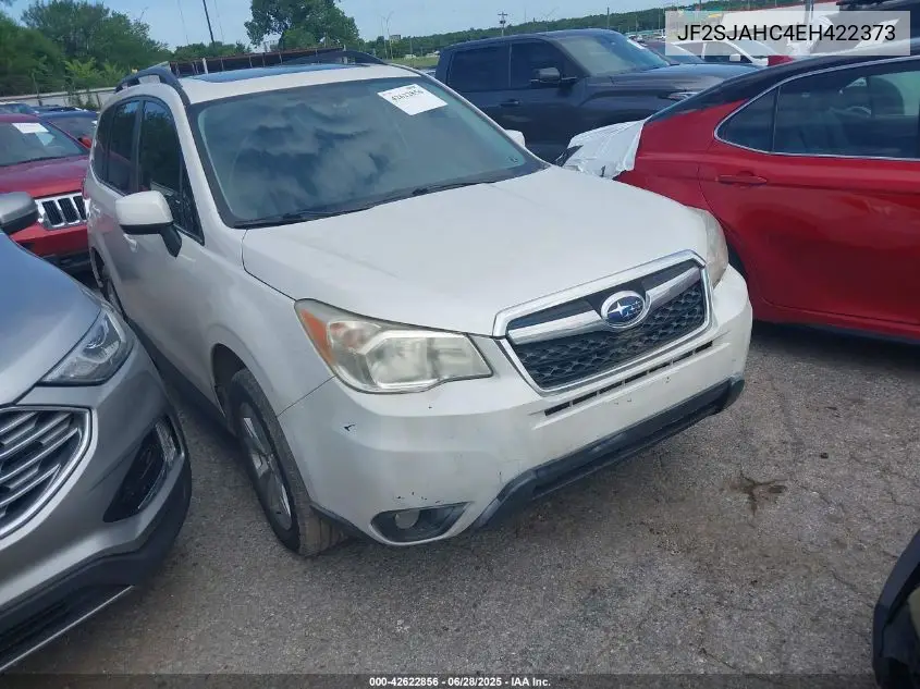 2014 Subaru Forester 2.5I Limited VIN: JF2SJAHC4EH422373 Lot: 42622856