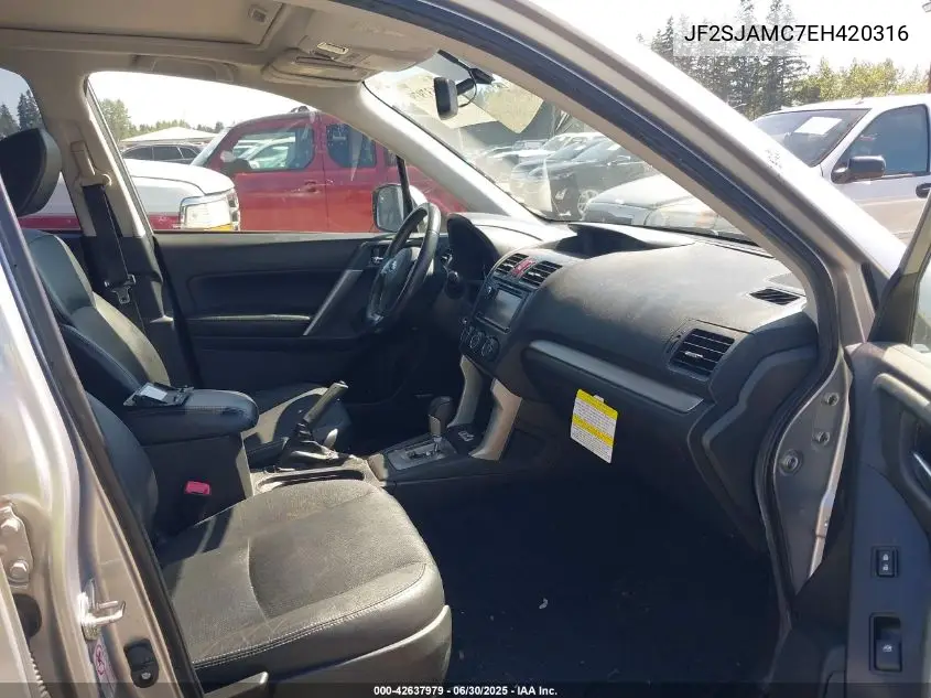 jf2sjamc7eh420316 JF2SJAMC7EH420316 2014 Subaru Forester 2.5I Touring