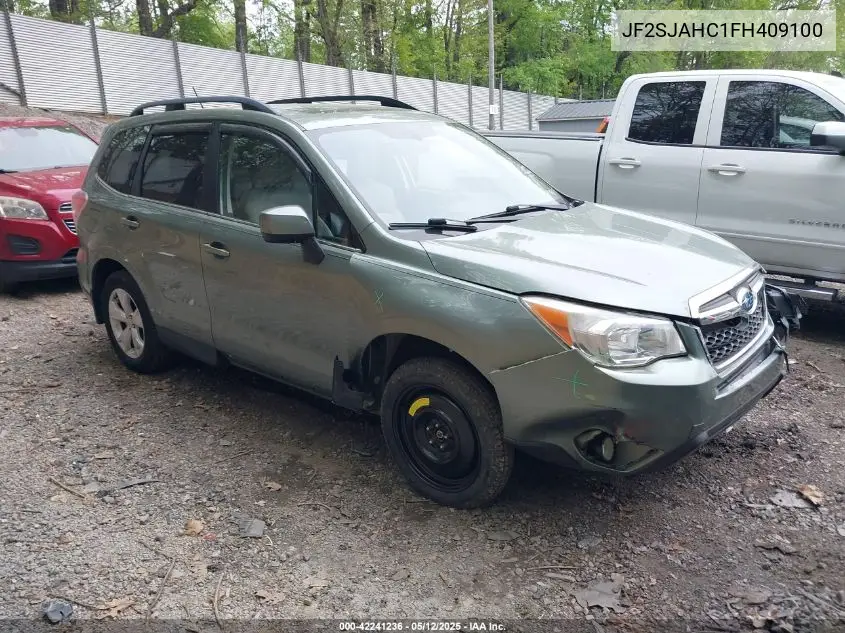 2015 Subaru Forester 2.5I Limited VIN: JF2SJAHC1FH409100 Lot: 42241236
