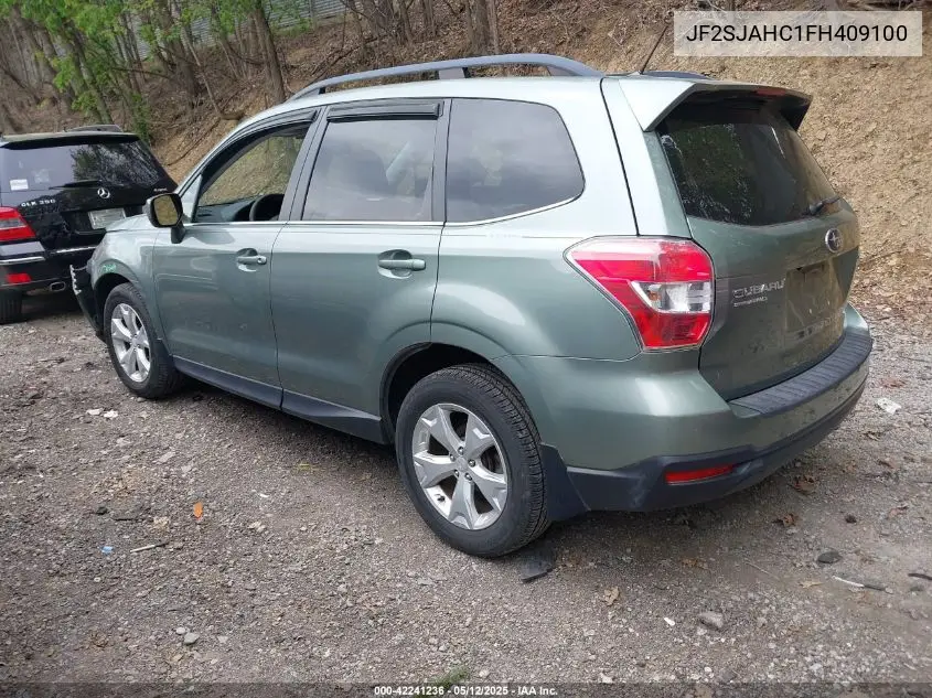 2015 Subaru Forester 2.5I Limited VIN: JF2SJAHC1FH409100 Lot: 42241236