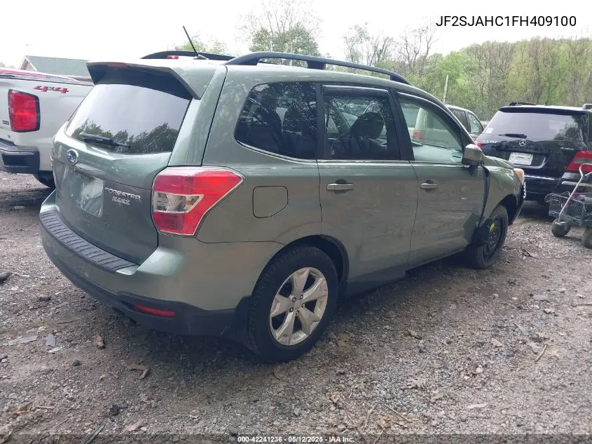 2015 Subaru Forester 2.5I Limited VIN: JF2SJAHC1FH409100 Lot: 42241236