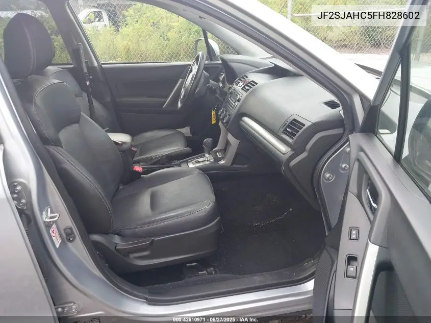 2015 Subaru Forester 2.5I Limited VIN: JF2SJAHC5FH828602 Lot: 42610971