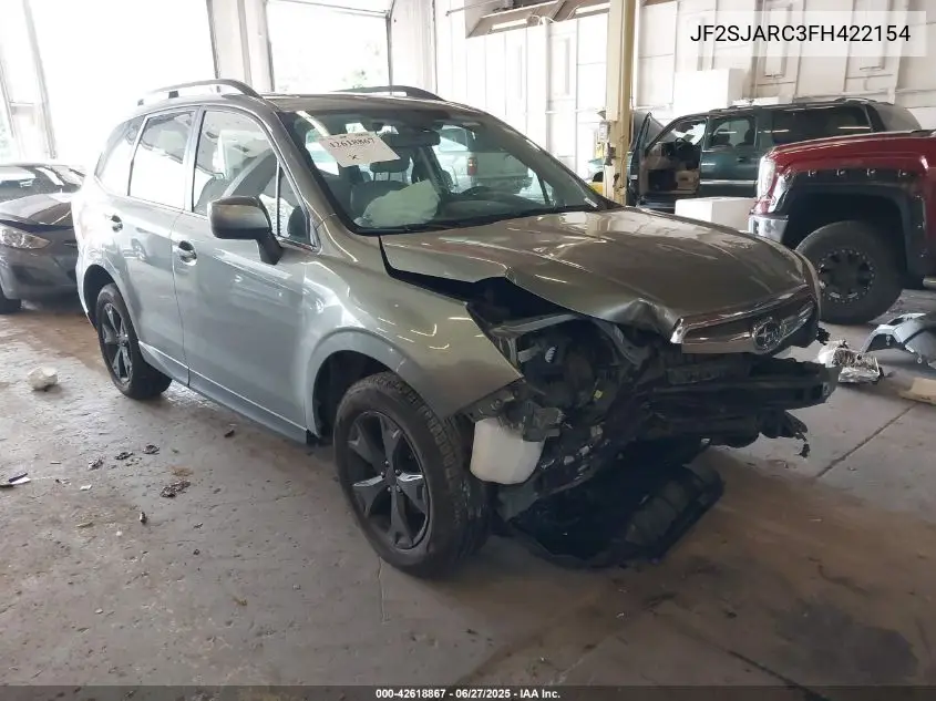 2015 Subaru Forester 2.5I Limited VIN: JF2SJARC3FH422154 Lot: 42618867