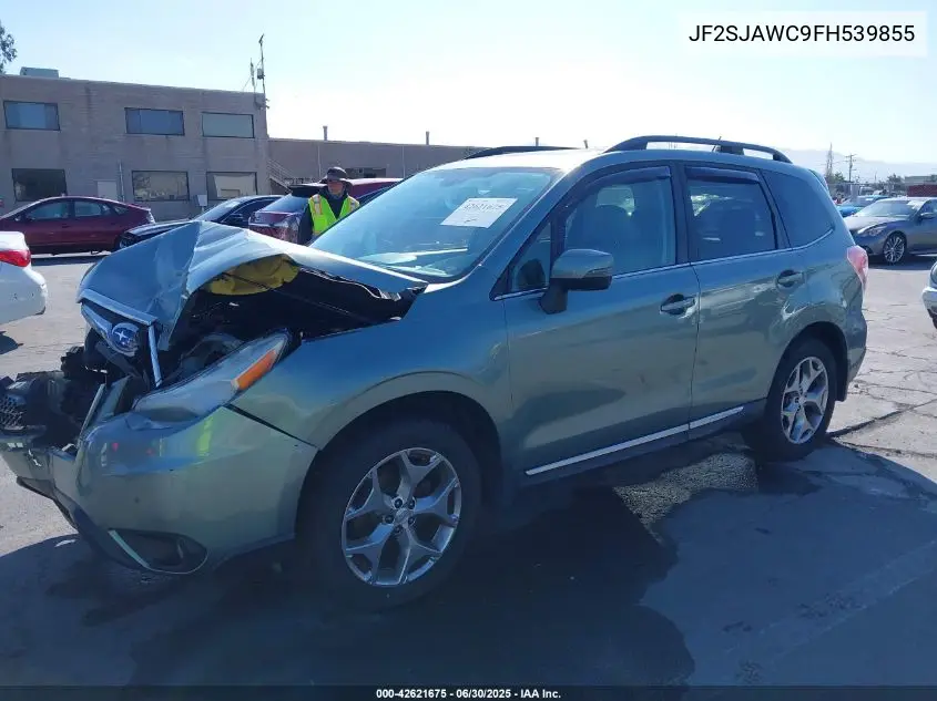 2015 Subaru Forester 2.5I Touring VIN: JF2SJAWC9FH539855 Lot: 42621675