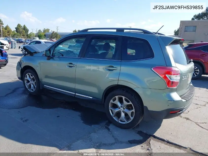 2015 Subaru Forester 2.5I Touring VIN: JF2SJAWC9FH539855 Lot: 42621675