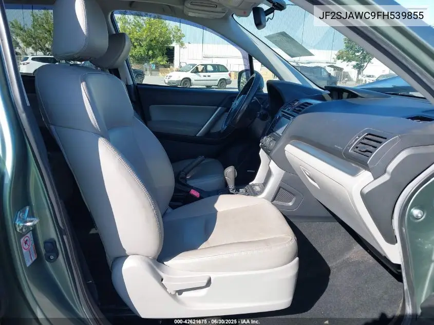 2015 Subaru Forester 2.5I Touring VIN: JF2SJAWC9FH539855 Lot: 42621675