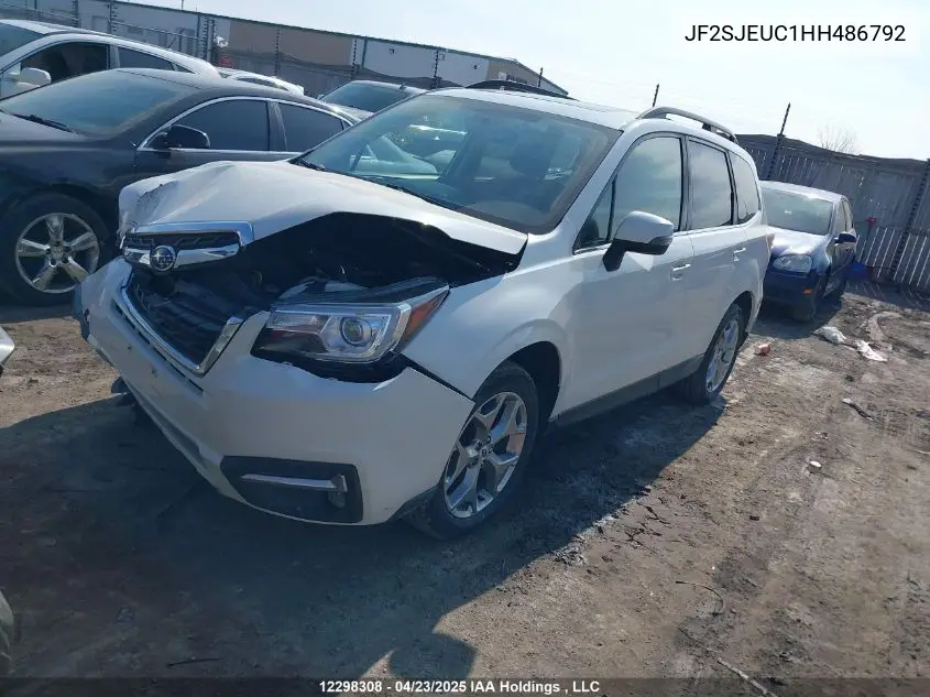 2017 Subaru Forester 2.5I Touring VIN: JF2SJEUC1HH486792 Lot: 12298308