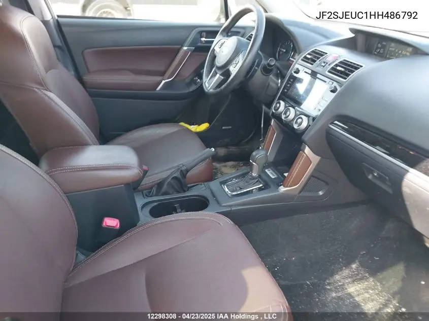 2017 Subaru Forester 2.5I Touring VIN: JF2SJEUC1HH486792 Lot: 12298308
