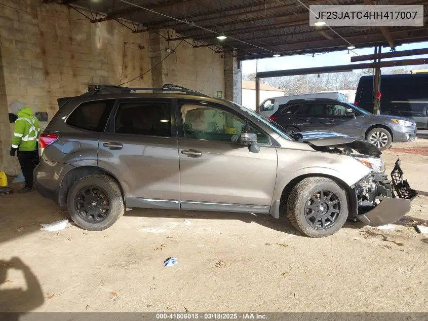 2017 Subaru Forester 2.5I Touring VIN: JF2SJATC4HH417007 Lot: 41806015