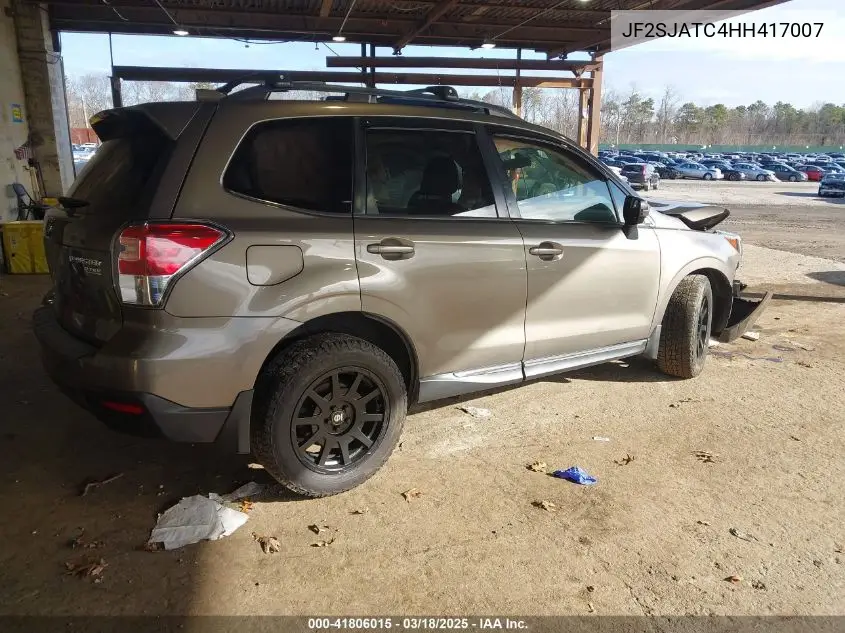 2017 Subaru Forester 2.5I Touring VIN: JF2SJATC4HH417007 Lot: 41806015