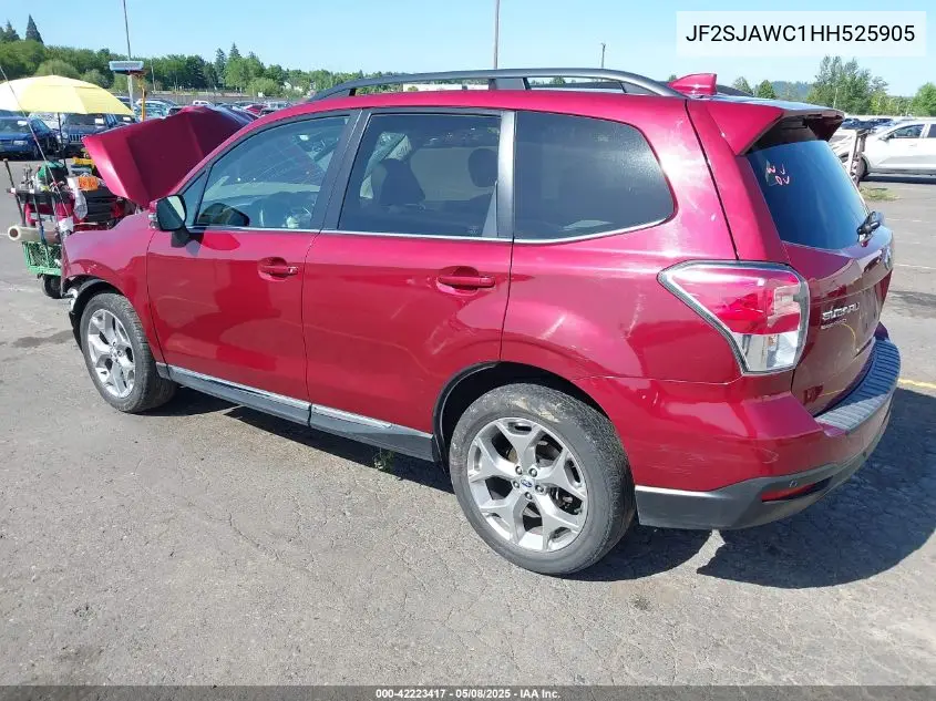 2017 Subaru Forester 2.5I Touring VIN: JF2SJAWC1HH525905 Lot: 42223417
