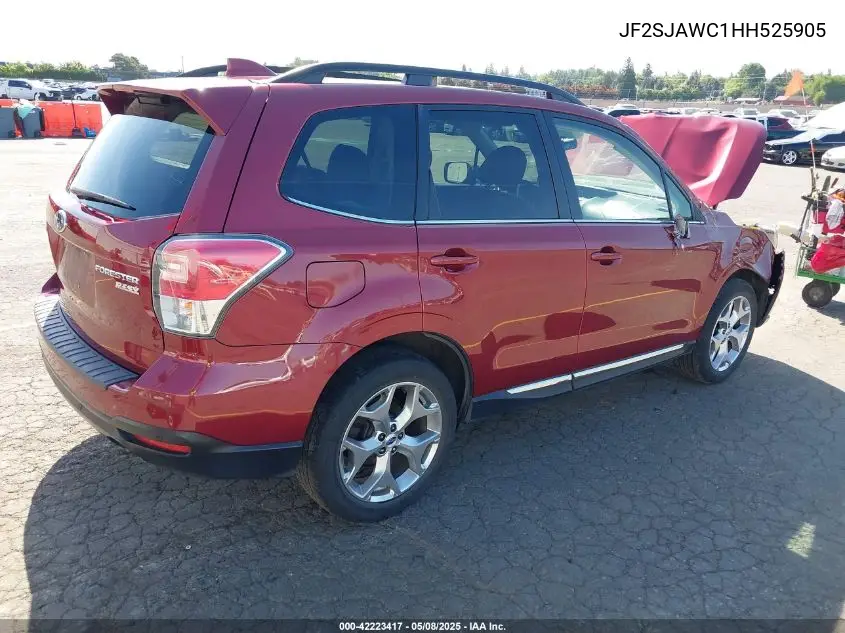 2017 Subaru Forester 2.5I Touring VIN: JF2SJAWC1HH525905 Lot: 42223417