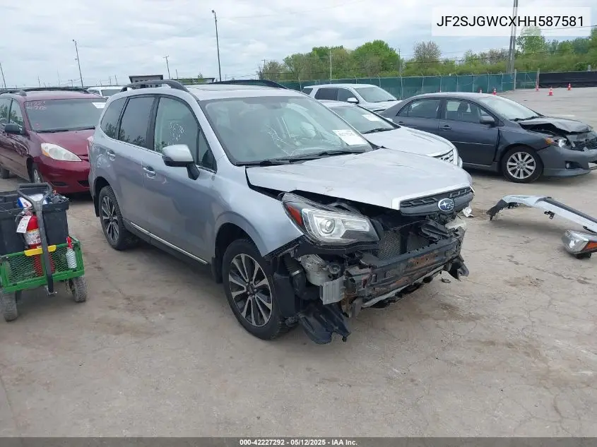 2017 Subaru Forester 2.0Xt Touring VIN: JF2SJGWCXHH587581 Lot: 42227292