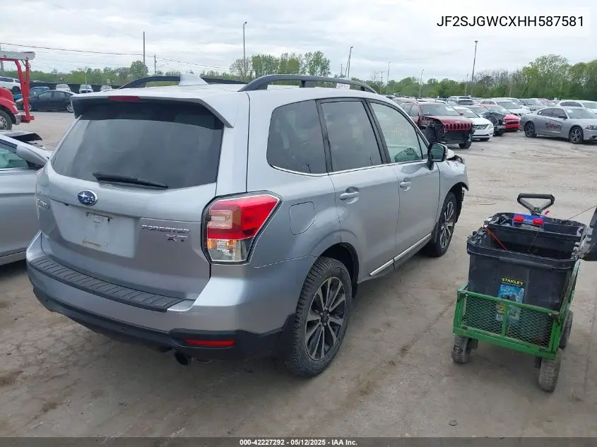 2017 Subaru Forester 2.0Xt Touring VIN: JF2SJGWCXHH587581 Lot: 42227292