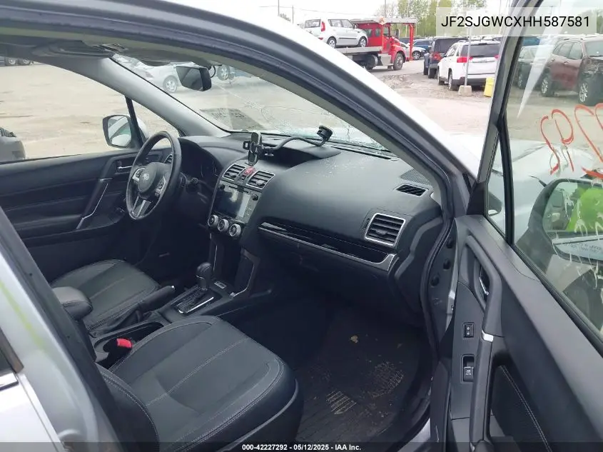 2017 Subaru Forester 2.0Xt Touring VIN: JF2SJGWCXHH587581 Lot: 42227292