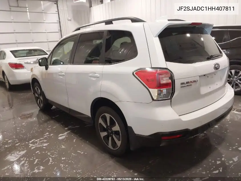 2017 Subaru Forester 2.5I Premium VIN: JF2SJADC1HH407811 Lot: 42228763