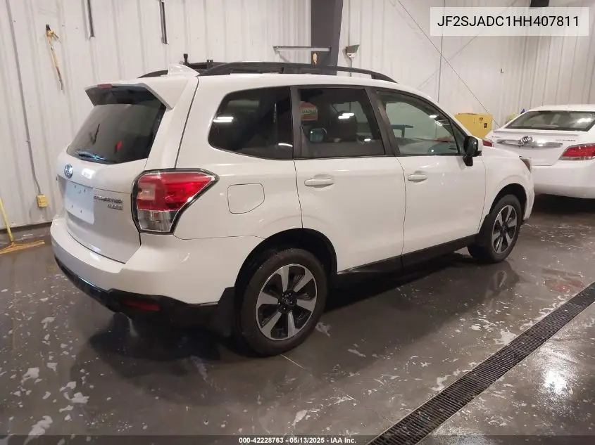 2017 Subaru Forester 2.5I Premium VIN: JF2SJADC1HH407811 Lot: 42228763